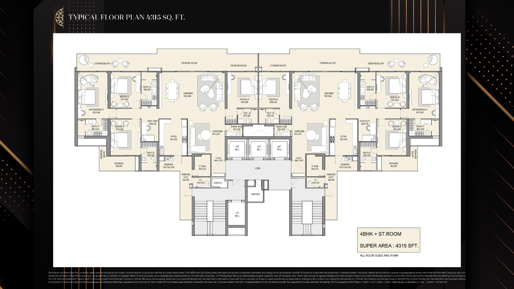 m3m the cullinan residence sales folio 1 page 0101