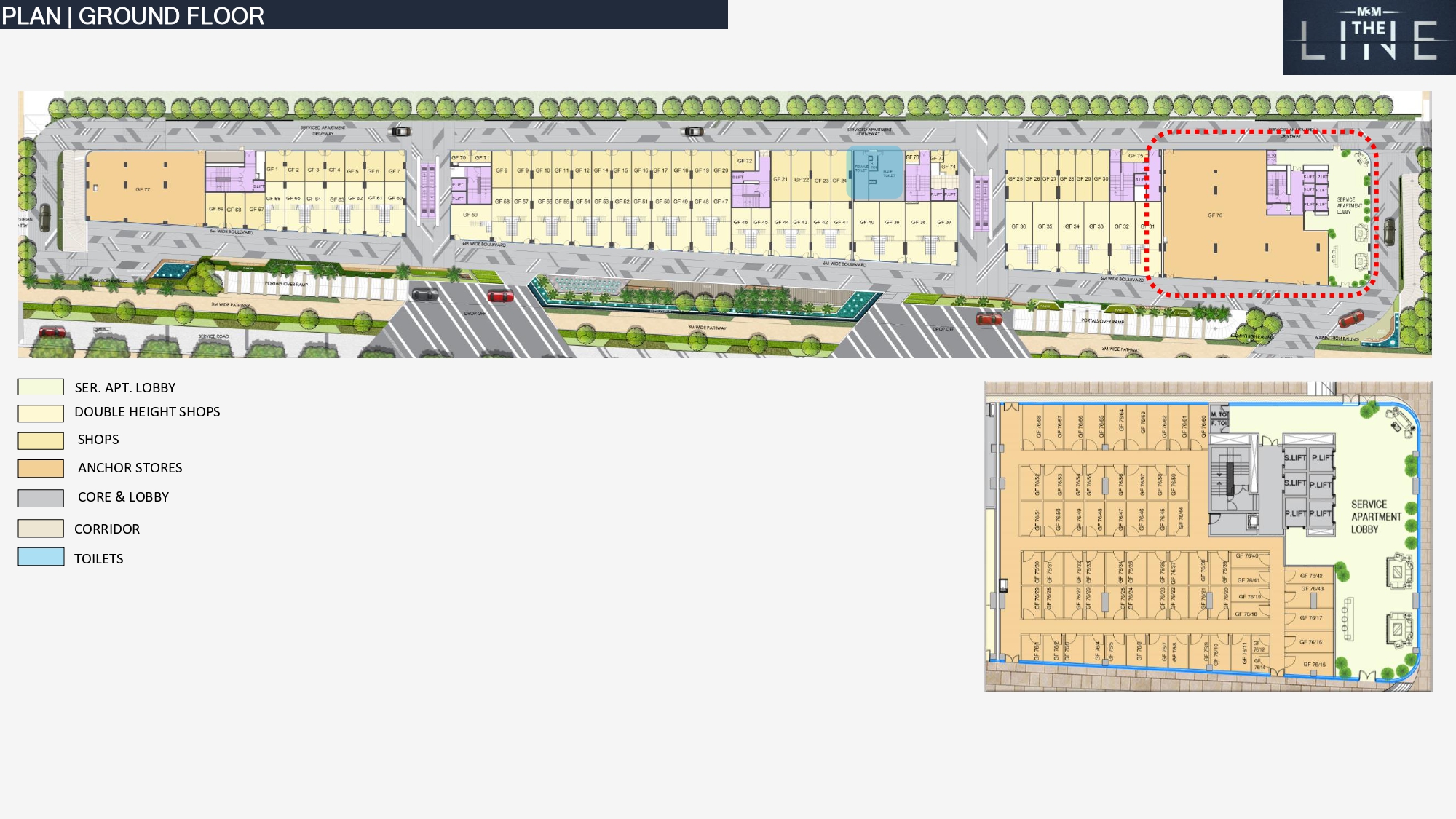 m3m the line floor plan page 0009